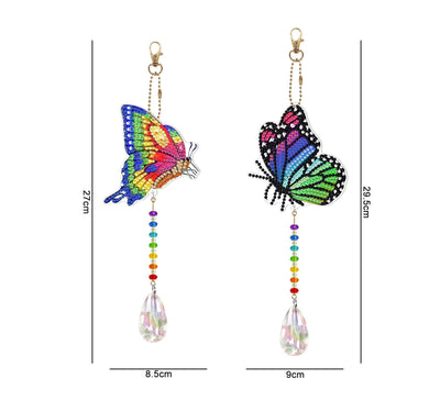 Accessoires-Schlüsselanhänger（Schmetterling） - Jetzt bei diamondspainting kaufen