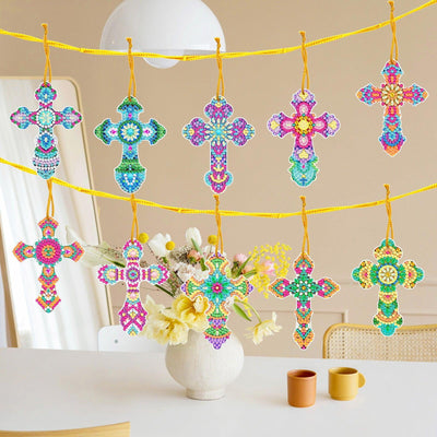 Accessoires- Wandbehänge（kreuzen）Zehnteiliges Set - Jetzt bei diamondspainting kaufen