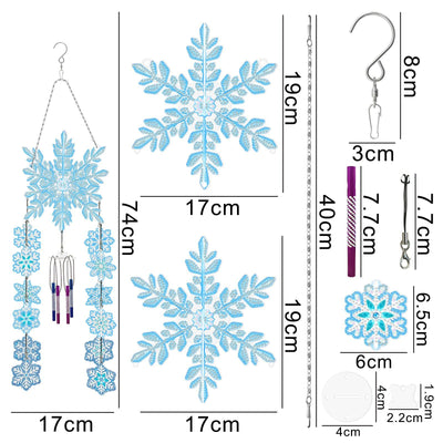 Accessoires- Wandbehänge（Schneeflocke） - Jetzt bei diamondspainting kaufen
