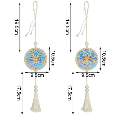 Accessoires- Wanddekoration, zweiteiliges Set（Blaue Libelle） - Jetzt bei diamondspainting kaufen