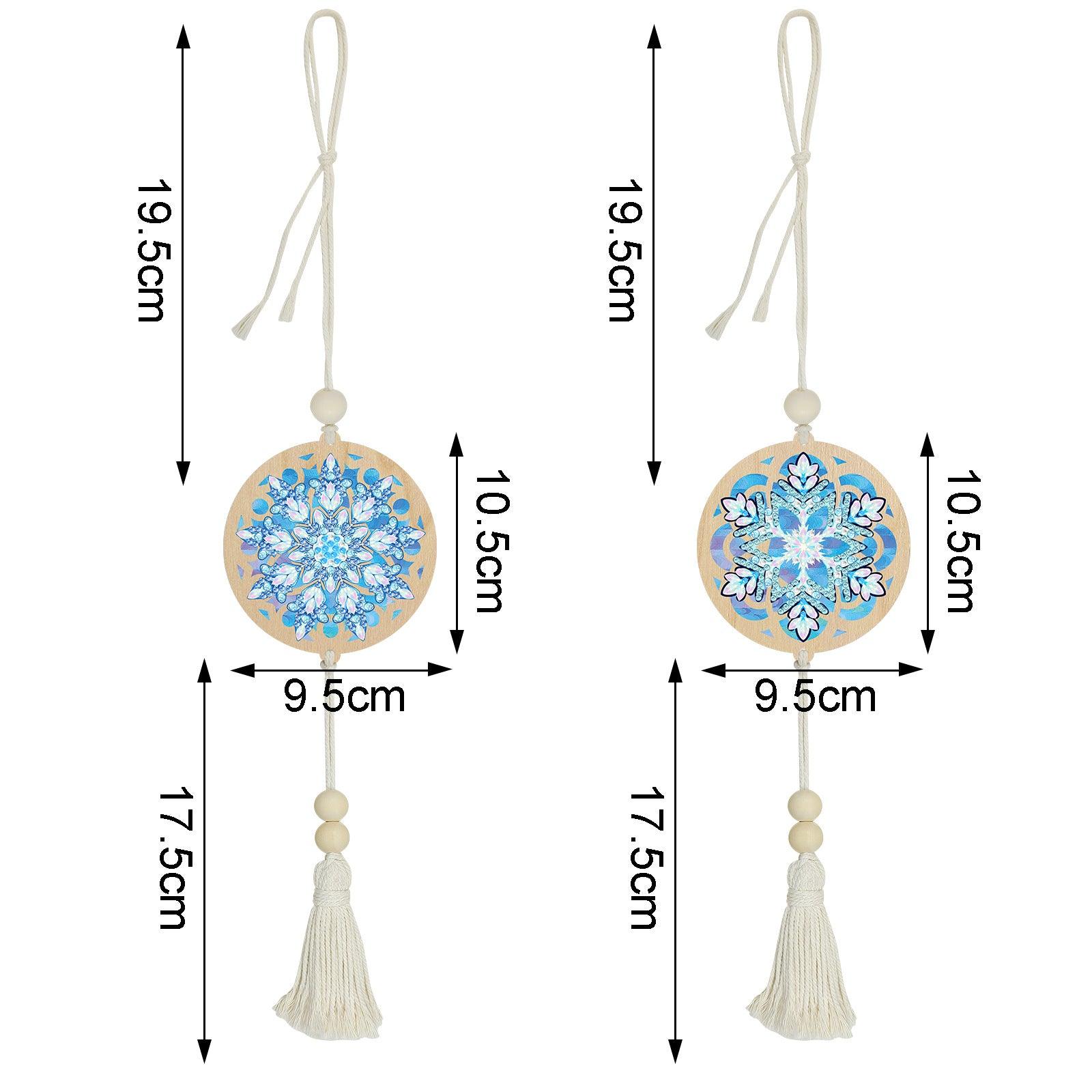 Accessoires- Wanddekoration, zweiteiliges Set（Eis） - Jetzt bei diamondspainting kaufen