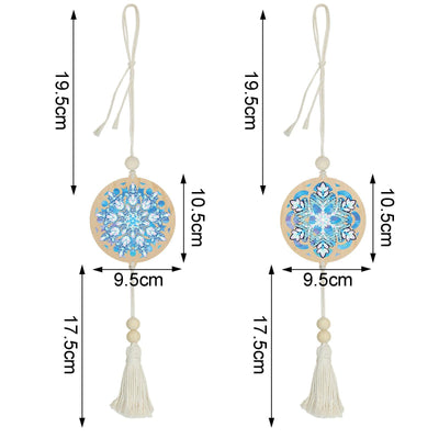 Accessoires- Wanddekoration, zweiteiliges Set（Eis） - Jetzt bei diamondspainting kaufen