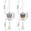 Accessoires- Wanddekoration, zweiteiliges Set（Rosa orangefarbener Schmetterling） - Jetzt bei diamondspainting kaufen