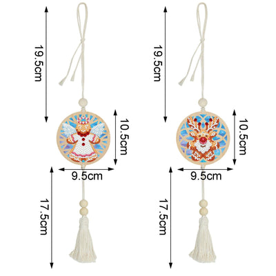 Accessoires- Wanddekoration, zweiteiliges Set（Weihnachten） - Jetzt bei diamondspainting kaufen