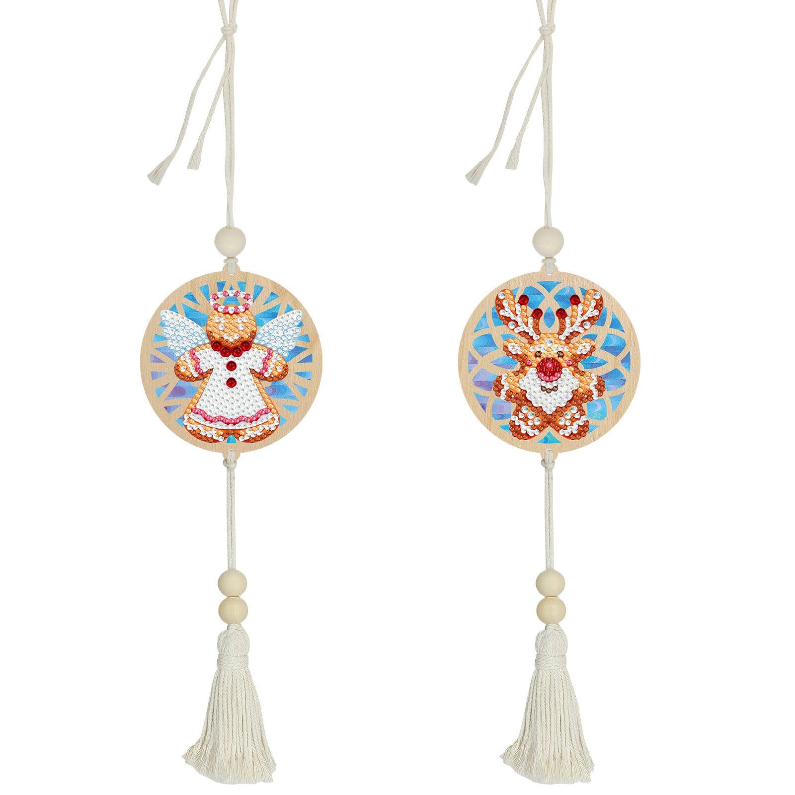 Accessoires- Wanddekoration, zweiteiliges Set（Weihnachten） - Jetzt bei diamondspainting kaufen