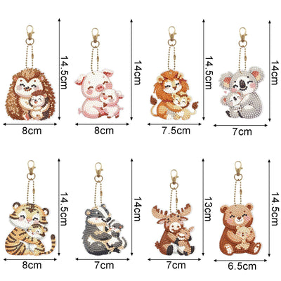 Accessories-Achtteiliges Schlüsselbundset - Jetzt bei diamondspainting kaufen