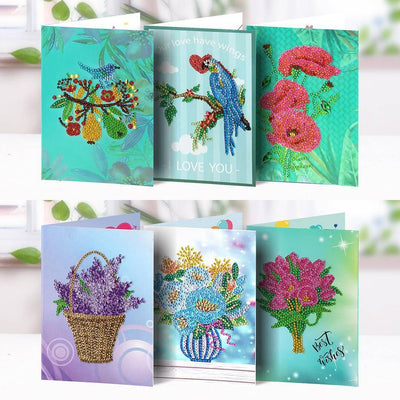 Accessories-Grußkarten-Set mit 6 Stück - Jetzt bei diamondspainting kaufen