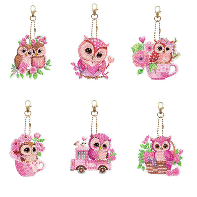 Accessories-Sechsteiliges Schlüsselanhänger-Set - Jetzt bei diamondspainting kaufen