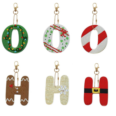 Accessories-Sechsteiliges Schlüsselanhänger-Set - Jetzt bei diamondspainting kaufen