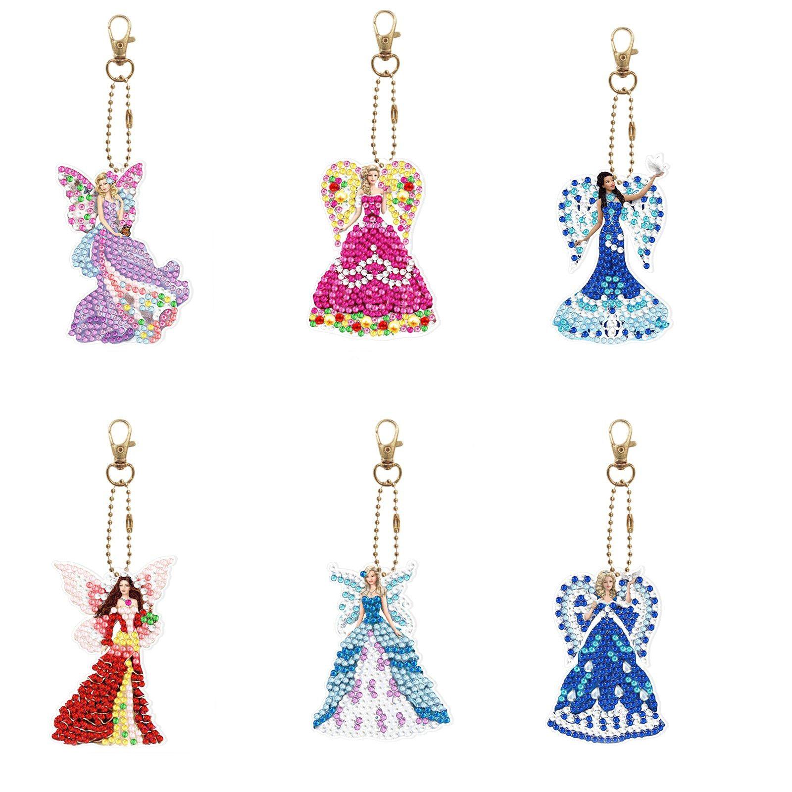 Accessories-Sechsteiliges Schlüsselanhänger-Set - Jetzt bei diamondspainting kaufen
