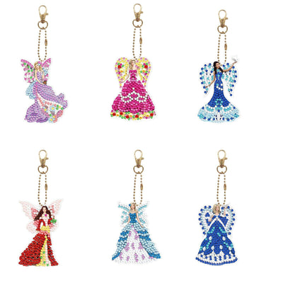 Accessories-Sechsteiliges Schlüsselanhänger-Set - Jetzt bei diamondspainting kaufen