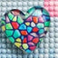 Cover Minder bunte Herzen - Jetzt bei diamondspainting kaufen