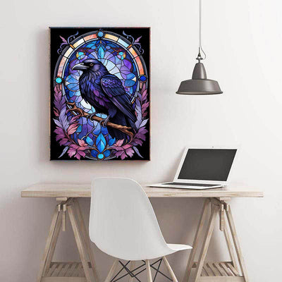 Diamond Painting-Faszination Rabe