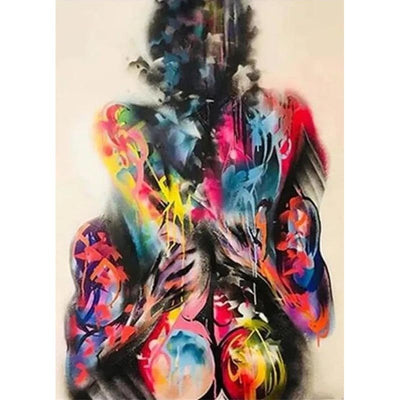 Diamond Painting-Abstrakter Körper
