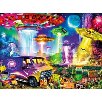 Diamond Painting-Außerirdische Invasion
