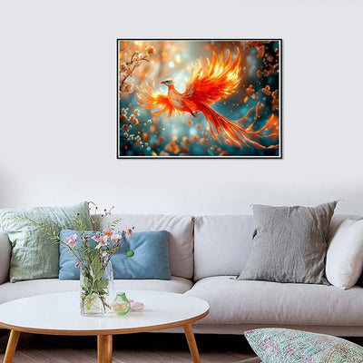 Diamond Painting-Baby-Feuervogel der Magie