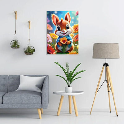 Diamond Painting-Baby Hase