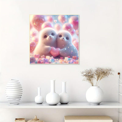 Diamond Painting-Baby Robbe