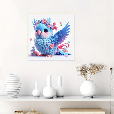 Diamond Painting-Blauer Papagei