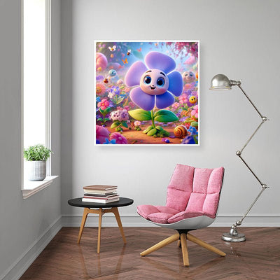 Diamond Painting-Blümchenfreude