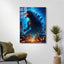 Diamond Painting-Blumenzauber in Neonfarben