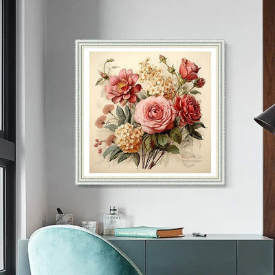 Diamond Painting-Bunte Blütenpracht - Jetzt bei diamondspainting kaufen