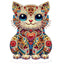 Diamond Painting-Bunte Katze Aufsteller - Jetzt bei diamondspainting kaufen