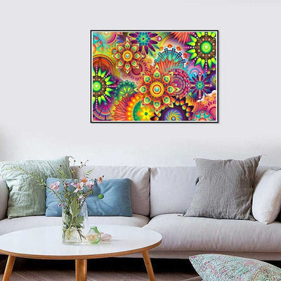 Diamond Painting-Bunte Mandala Träume