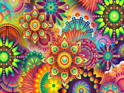 Diamond Painting-Bunte Mandala Träume
