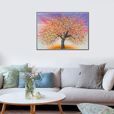 Diamond Painting-Bunter Baum