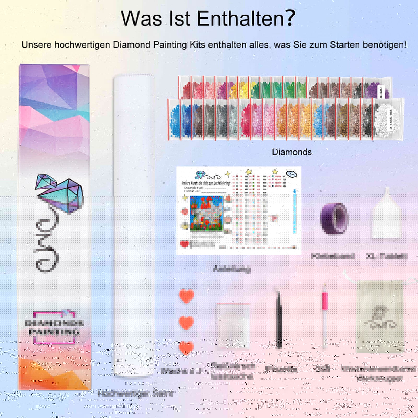Diamond Painting-Bunter Baum - Jetzt bei diamondspainting kaufen