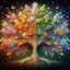 Diamond Painting-Bunter Baum - Jetzt bei diamondspainting kaufen