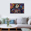Diamond Painting-Buntes Totenkopf-Motiv