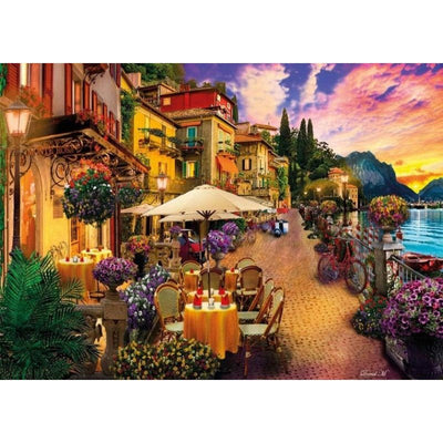 Diamond Painting-Café am Wasser