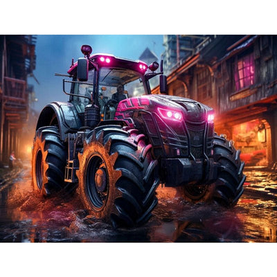 Diamond Painting-Cyber-Traktor