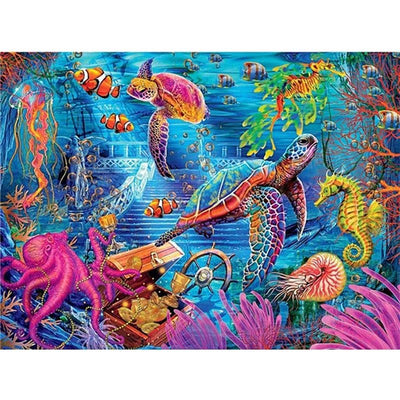 Diamond Painting-Der Piraten-Schatz