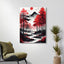 Diamond Painting- Roter Wald im Nebel