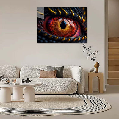 Diamond Painting-Drachenauge des Feuers