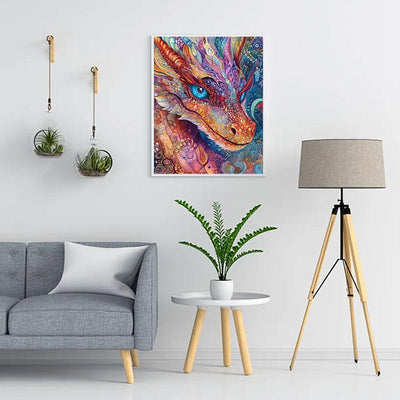 Diamond Painting-Drachenflamme der Fantasie