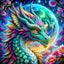 Diamond Painting-Drachenmond