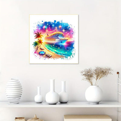 Diamond Painting-Fähre