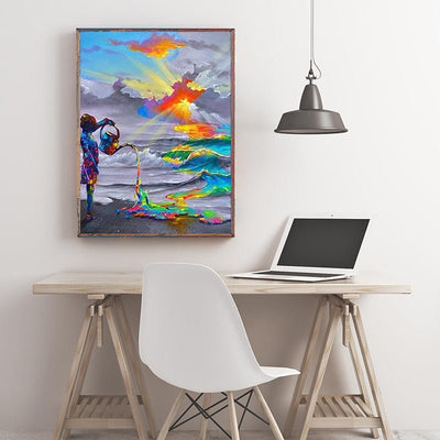 Diamond Painting-Farbe für die Welt
