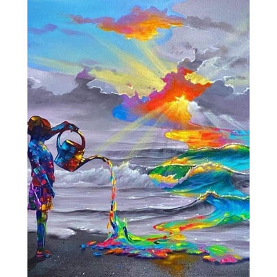 Diamond Painting-Farbe für die Welt