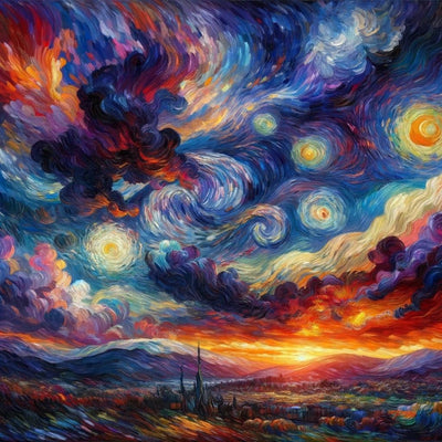 Diamond Painting-Felder und Himmel - Jetzt bei diamondspainting kaufen