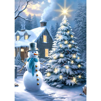 Diamond Painting-Festliche Winterstimmung