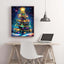 Diamond Painting-Festlicher Tannenbaum mit Sternen