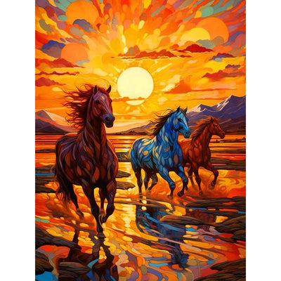 Diamond Painting-Feuer und Freiheit