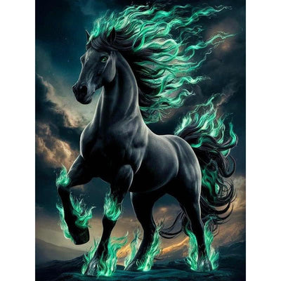 Diamond Painting-Feuergeist
