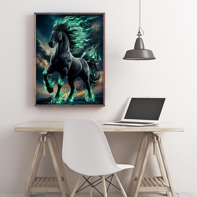 Diamond Painting-Feuergeist