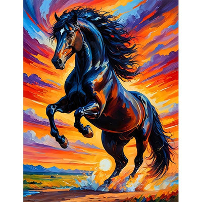 Diamond Painting-Feuersturm